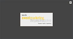Desktop Screenshot of eventbuero.de